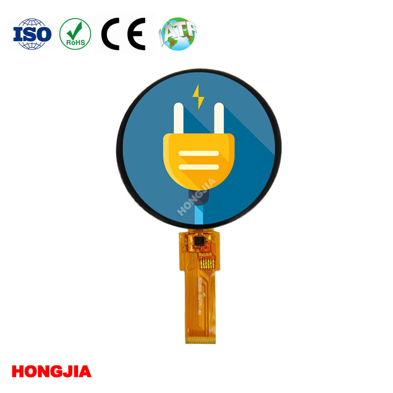 1.8 인치 라운드 Lcd 360*360 터치 기능이 있는 QSPI/SPI/MCU/MIPI