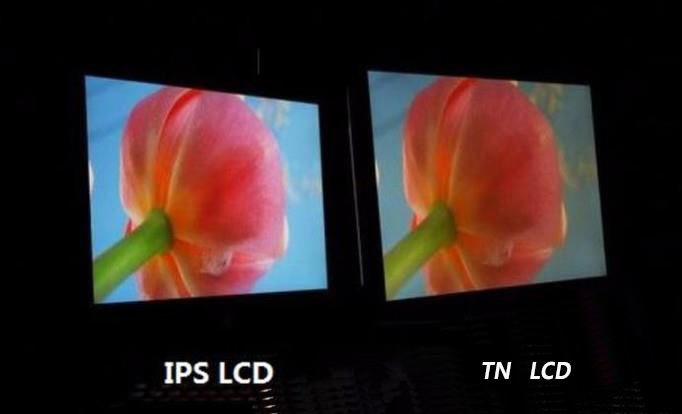 IPS LCD 화면에서 TN LCD 화면을 구별하는 방법