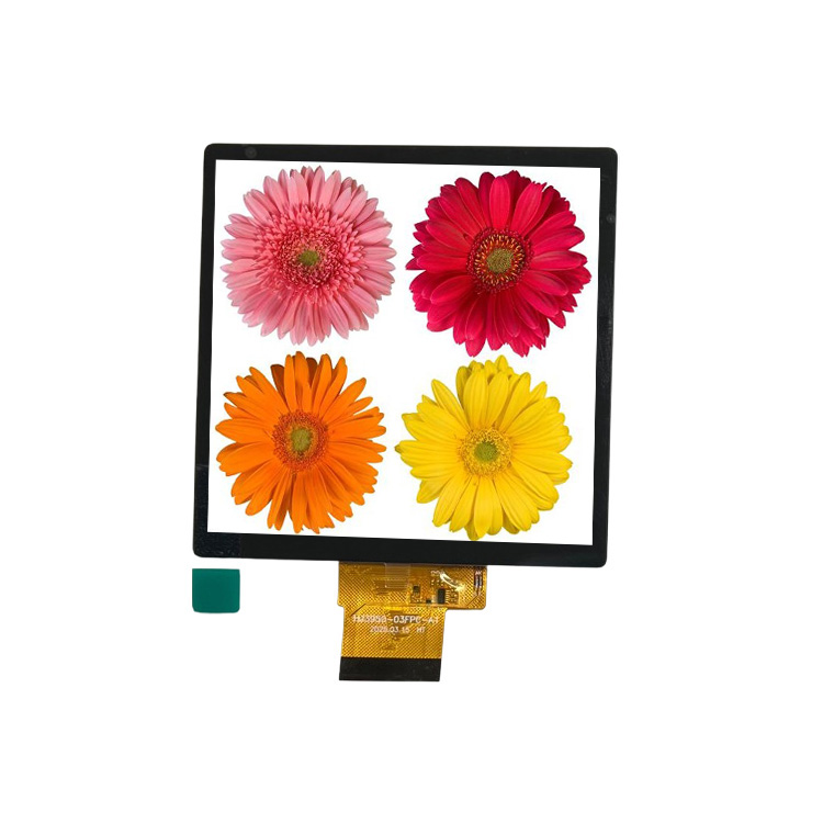 3.95 인치 정사각형 LCD 화면 480*480 Incell 프로세스는 온도 조절 패널의 미래 방향을 이끌고 있습니다.