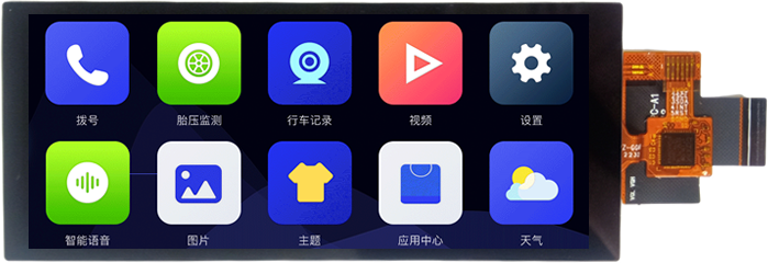 400*960 해상도를 갖춘 3.99인치 롱 스트립 LCD 화면의 전자제품 응용 전망