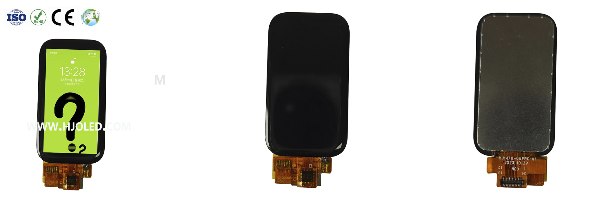 1.47인치 바형 디스플레이: 172×320 해상도, SPI/MCU 인터페이스 지원 - 소형 및 휴대용 장치에 이상적인 선택